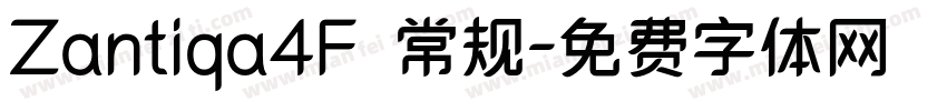 Zantiqa4F 常规字体转换
